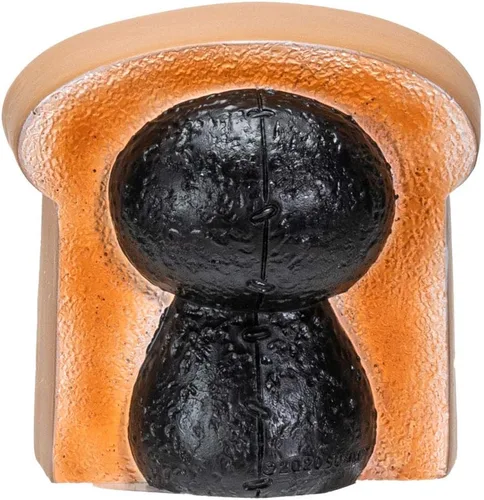 Vista 2 de Furrybones Summit Collection - Figura decorativa con diseño de esqueleto, disfraz de tostada de pan de 3 pulgadas de alto, estatua coleccionable