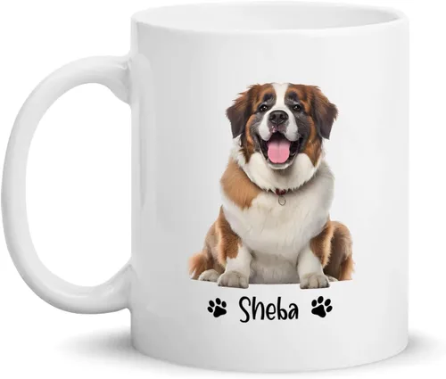 Vista 39 de Taza de café personalizada Golden Retriever con nombre para mamá o papá del perro, regalo personalizado para los amantes de los perros, taza de Taza