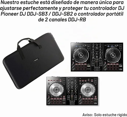 Vista 3 de Funda rígida para controlador de DJ Pioneer DJ DDJ-SB2 De Caseling