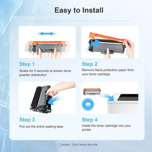 Vista 6 de TN450 - Cartucho de tóner para impresora Brother, repuesto para Brother TN450 TN420 TN-450 TN-420 a compatible con HL-2270DW HL-2280DW HL-2230