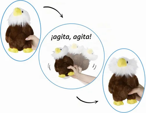 Vista 6 de Ice King Bear Peluche de águila calva de 7.7 pulgadas
