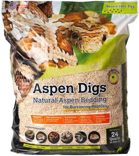 Vista 5 de Galápagos (05064) Aspen Digs Shavings Ropa de cama, 8-Quart, Natural