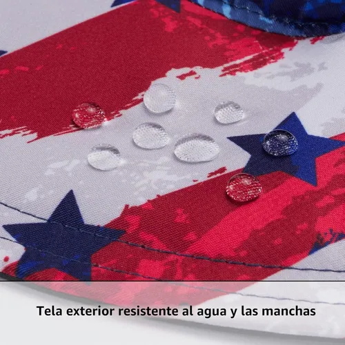 Vista 7 de BASSDASH Sombrero de pesca solar UPF 50+ resistente al agua con solapa desmontable para el cuello Americana
