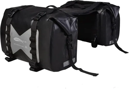 Vista 11 de 30L Bolsas de equipaje para motocicleta para viajes en moto - Bolsas de alforjas para motocicletas - Bolsa desmontable para scooter, Honda, Suzuki
