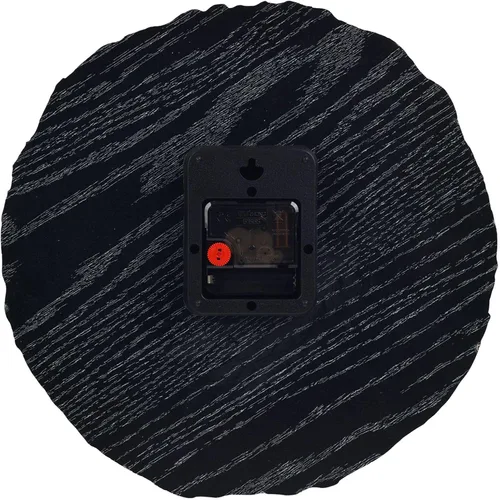 Vista 6 de JoFomp Reloj de pared de madera con anillo anual, funciona con pilas, reloj de pared silencioso de 12 pulgadas sin tictac, reloj de pared rústico