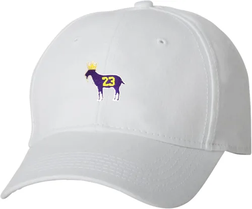 Vista 8 de Go All Out Gorra para papá con bordado de James G.O.A.T. King para adulto Negro