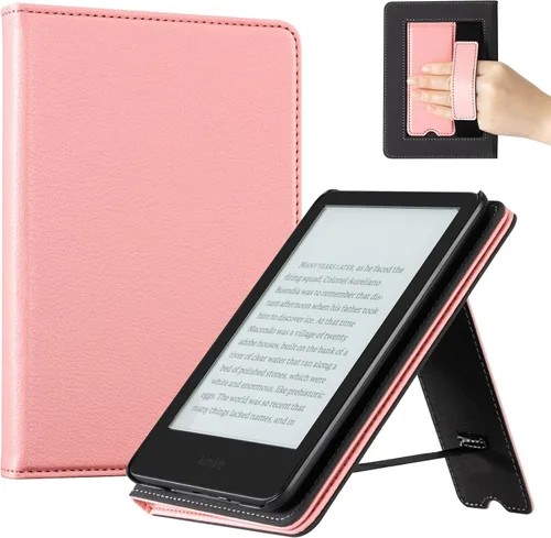 Vista 10 de CoBak Funda para todos los nuevos E-Reader de 6 pulgadas 2024 y 2022 (11 generación), funda inteligente de piel sintética, apagado y encendido