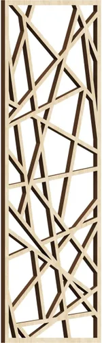 Vista 92 de Conway Paneles de pared decorativos de madera con calado, 9 3/8 pulgadas de ancho x 24 3/8 pulgadas de alto x 1/4 de alto, aliso