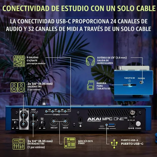 Vista 7 de Akai Professional MPC One G2 Next-Generation Standalone Production Center