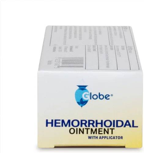Vista 7 de Globe Ungüento hemorroidal con aplicador, fenilefrina HCl, vaselina, aceite mineral, alivio de ardor, picazón y molestias de las hemorroides, tubo