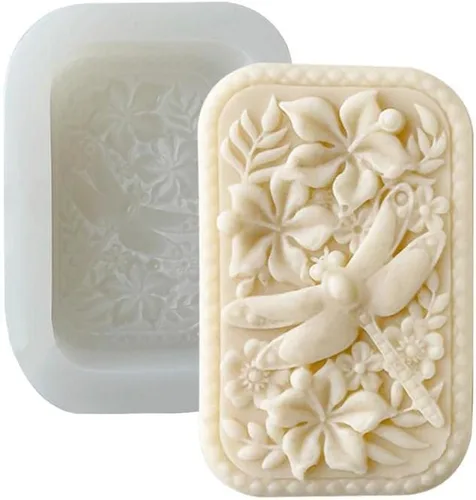 Vista 9 de Molde de silicona para velas, molde de jabón, herramienta de decoración de tartas, molde de resina para cera de jabón, yeso, manualidades, diseño