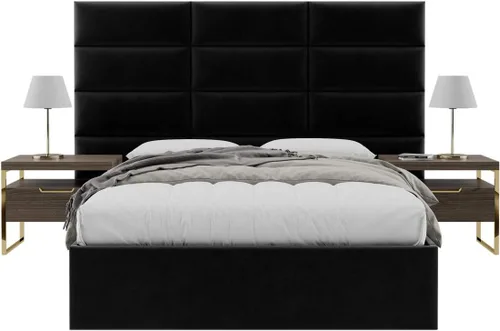 Vista 61 de Vänt - Paneles tapizados de cabecera para montar en la pared, diseño Elizabeth, 120 x 46 pulgadas, configuración de 16 paneles individuales