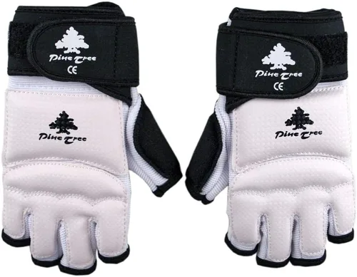Vista 5 de Pine Tree Juego completo de equipo de combate de vinilo MMA, Taekwondo, Karate con bolsa, espinilla, mano, pie y protector de ingle