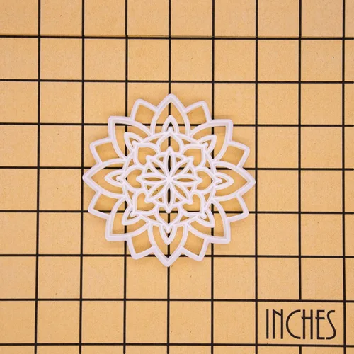 Vista 3 de Mandala 2 Cortador de galletas, 1 pieza - Bakerlogy