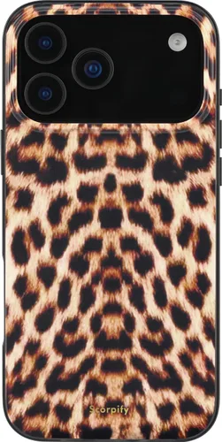Vista 101 de SCORPIFY - Funda para iPhone 17 Pro Max Leopardo negro transparente LP-Negro Transparente Leopardo
