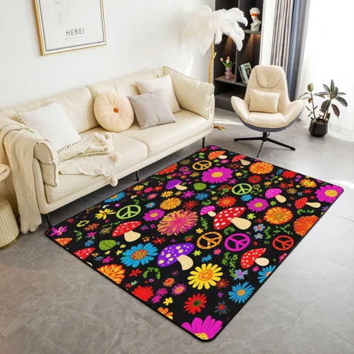 Vista 14 de Erosebridal Alfombras Deportivas de Área para Niños 1.49 m x 1 m, Alfombra Antideslizante de Béisbol, Fútbol, Baloncesto, Alfombra Deportiva