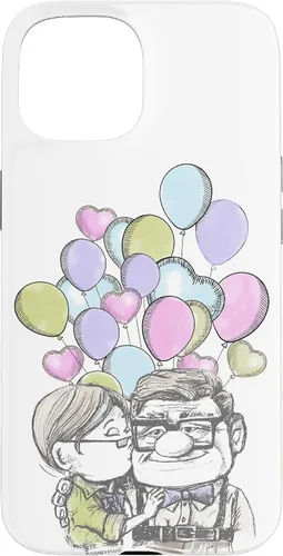 Vista 6 de Disney Pixar Up Carl & Ellie Sketch - Carcasa para iPhone 17