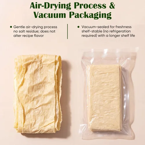 Vista 4 de Fundas comestibles de secado natural para salchichas, Fundas para salchichas caseras sabrosas de jamón, salchichas para el desayuno, salchichas