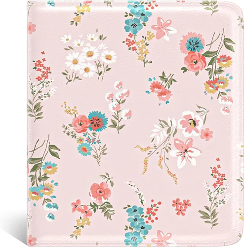Vista 13 de Nipichsha Cartera para mujer, billetera pequeña y delgada con bloqueo RFID para tarjetas de crédito, cartera de cuero compacta de dos pliegues