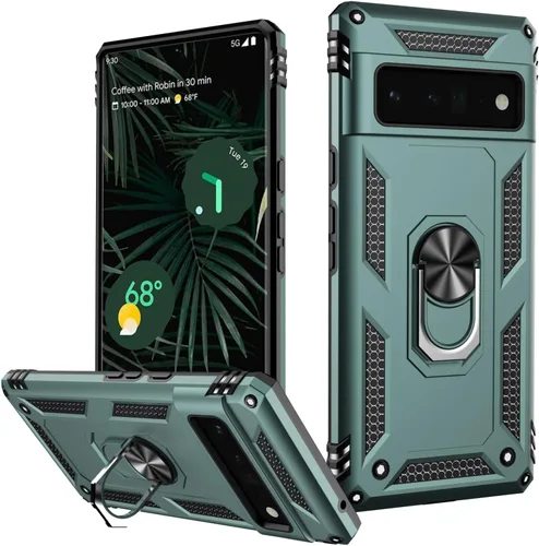 Vista 118 de LUMARKE para Google Pixel 3A XL - Funda con protector de pantalla, funda protectora grado militar probada contra caídas de 16 pies con soporte