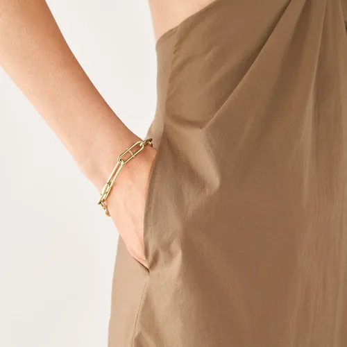 Vista 6 de Fossil - Pulsera de acero inoxidable para mujer, color oro rosa