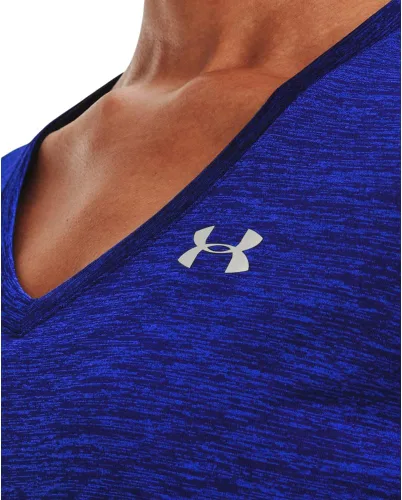 Vista 6 de Under Armour - Camiseta Tech de manga corta con cuello en V para mujer
