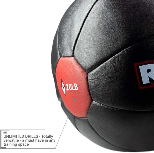 Vista 2 de Revgear Balón medicinal de cuero, 9 libras