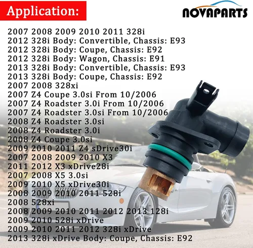 Vista 5 de 11617561408 Elemento calefactor de manguera de ventilación del cárter con junta tórica para 2007-2013 BMW 325xi 328xi 525i 528i X3 X5 Z4 E60 E70 E82