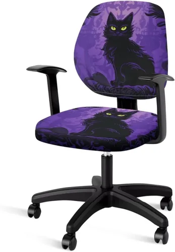 Vista 13 de Funda para silla de oficina, con temática de playa, funda elástica para silla de oficina, funda elástica de 2 piezas, funda para silla
