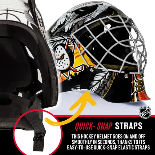 Vista 4 de Máscara facial Franklin Sports GFM 1500 NHL, para portero