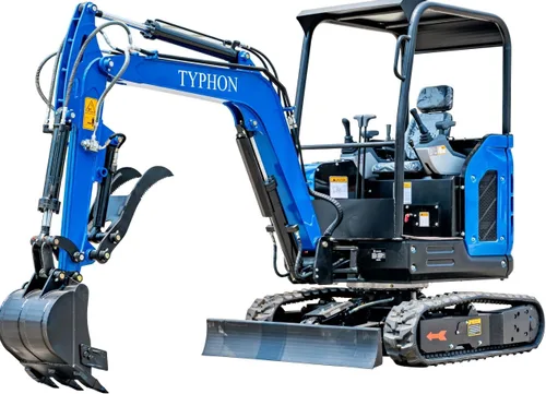 Vista 6 de TYPHON Mini excavador de la tormenta del terror X2 motor diesel 24.4-24.8HP de la excavadora de la zanja de 2,5 toneladas EPA