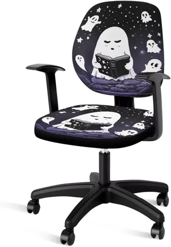 Vista 37 de Autumn Cow Office Chair Cover for Armrest Chairs