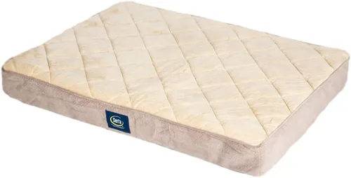 Vista 17 de Serta Cama ortopédica acolchada para perros con parte superior para mascotas - Gris pizarra (XL)