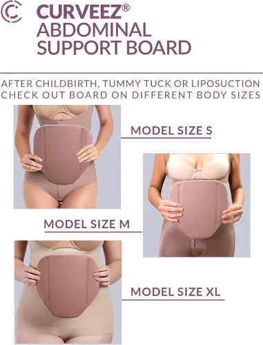 Vista 3 de CURVEEZ Paquete de 2 Tabla de liposucción poscirugía de espuma de liposucción para uso con prendas de compresión de cirugía posliposucción
