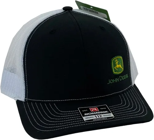 Vista 4 de John Deere Sombrero Richardson negroblanco LP83157, Negro
