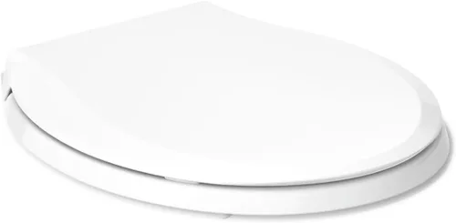 Vista 8 de KOHLER 4639-RL-0 Cachet ReadyLatch Asiento de inodoro redondo con cierre suave, color blanco