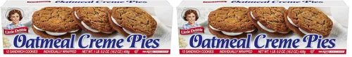 Vista 3 de Little Debbie Pastel de crema de avena caja de 12 unidades (2 cajas) 16.2 onzas