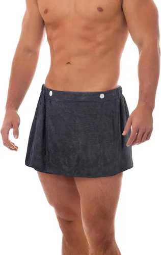 Vista 4 de Preboun Toalla de baño para hombre, suave para después de la ducha, pantalones cortos