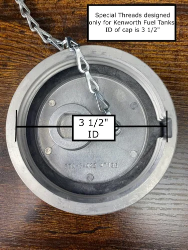 Vista 7 de Tapa de combustible para camiones Kenworth, diésel sin bloqueo y bajo contenido de azufre, fabricado en Estados Unidos, compatible con K22-1024 Fuel