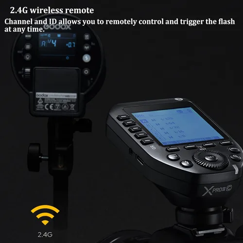 Vista 4 de GODOX Disparador de flash inalámbrico XProII-S TTL para cámaras Sony, 2.4G 1/8000s HSS, Bluetooth incorporado para control de aplicación