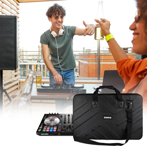 Vista 7 de Funda para DJ - 22.8 x 14.6 x 3.5 pulgadas - Compatible con controlador de DJ Pioneer DDJ-SR/SR2/REV1/Denon MC4000/Numark NVII/Mixtrack