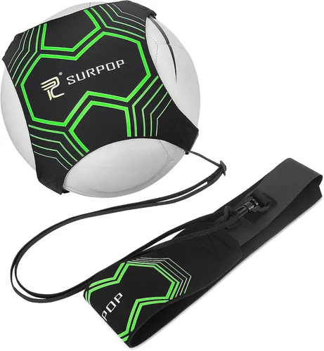 Vista 9 de Entrenador de fútbol/voleibol/rugby, patada y lanzamiento de fútbol, ayuda de entrenamiento para práctica en solitario, control de habilidades