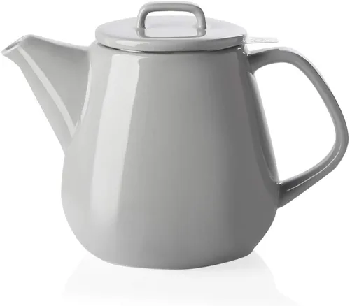 Vista 10 de Sweejar - Tetera de cerámica, tetera de porcelana de 30 onzas con infusor Azul