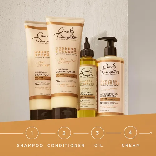 Vista 10 de Carol's Daughter Goddess Strength 7 Oil Blend - Mezcla de aceite para cuero cabelludo y cabello para ondas, espirales y rizos, tratamiento capilar
