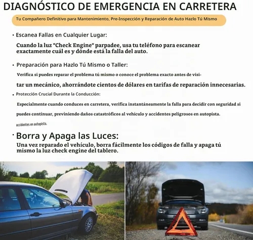 Vista 3 de Herramienta de diagnóstico del adaptador OBDII del lector de código del escáner ELM327 de Bluetooth OBD2