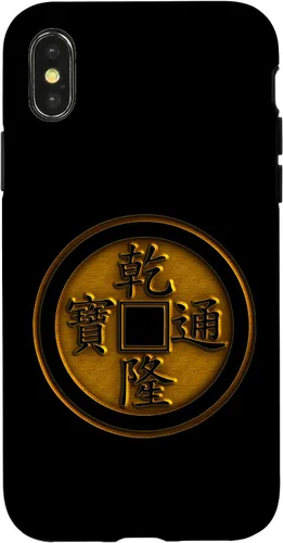 Vista 5 de iPhone 12/12 Pro I Ching Coin Chinese Lucky Charm Fortune Success Money Magic Case