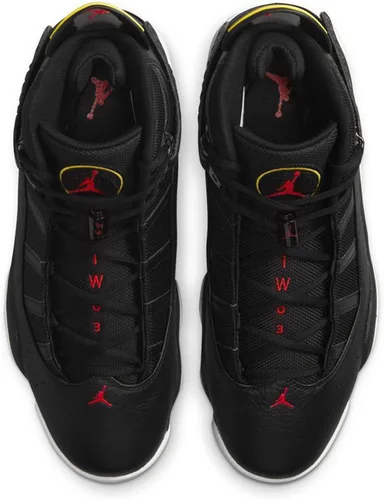 Vista 5 de Jordan 322992-012 - Tenis de baloncesto con 6 anillos para hombre (9, negroblancorojo, Numeric_9)