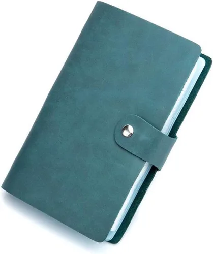 Vista 11 de boshiho Leather Credit Card Holder Business Card Case Book Style 90 Count Name ID Card Holder Book