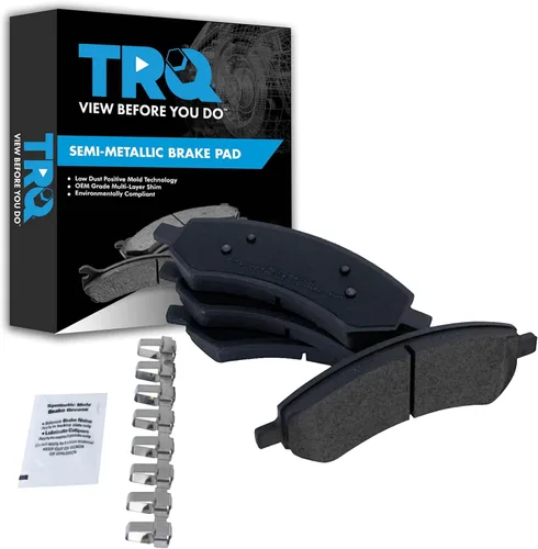 Vista 190 de TRQ Pastillas de freno delanteras semi metálicas compatibles con Ford Expedition 2018-2021 F-150 2018-2020 Lincoln Navigator 2018-2022
