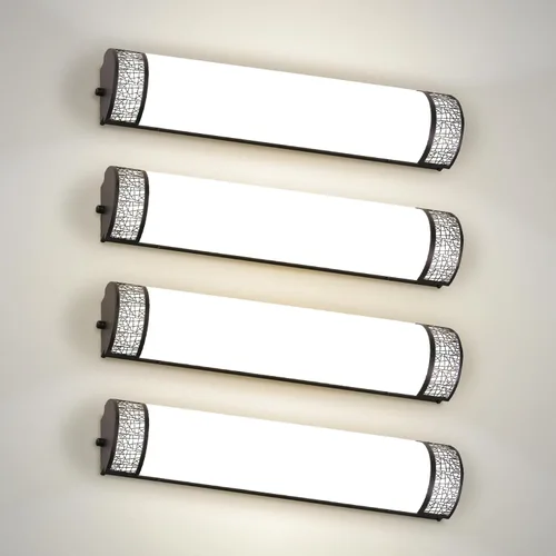 Vista 21 de ASD Lámpara LED de Tocador de Baño de 18 Pulgadas, 5CCT 2700K-5000K 20W, Accesorios de Luz de Baño Regulables, Luces de Tocador Modernas